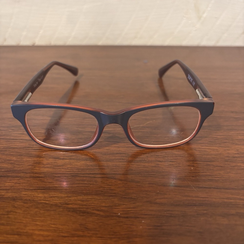 Zenni Eyeglasses Frames Oval Brown/Blue Read Description‎